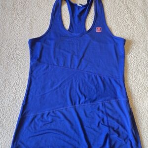 ❤️‍🔥❤️‍🔥❤️‍🔥Fila Women's Blue Racerback Tank Top
